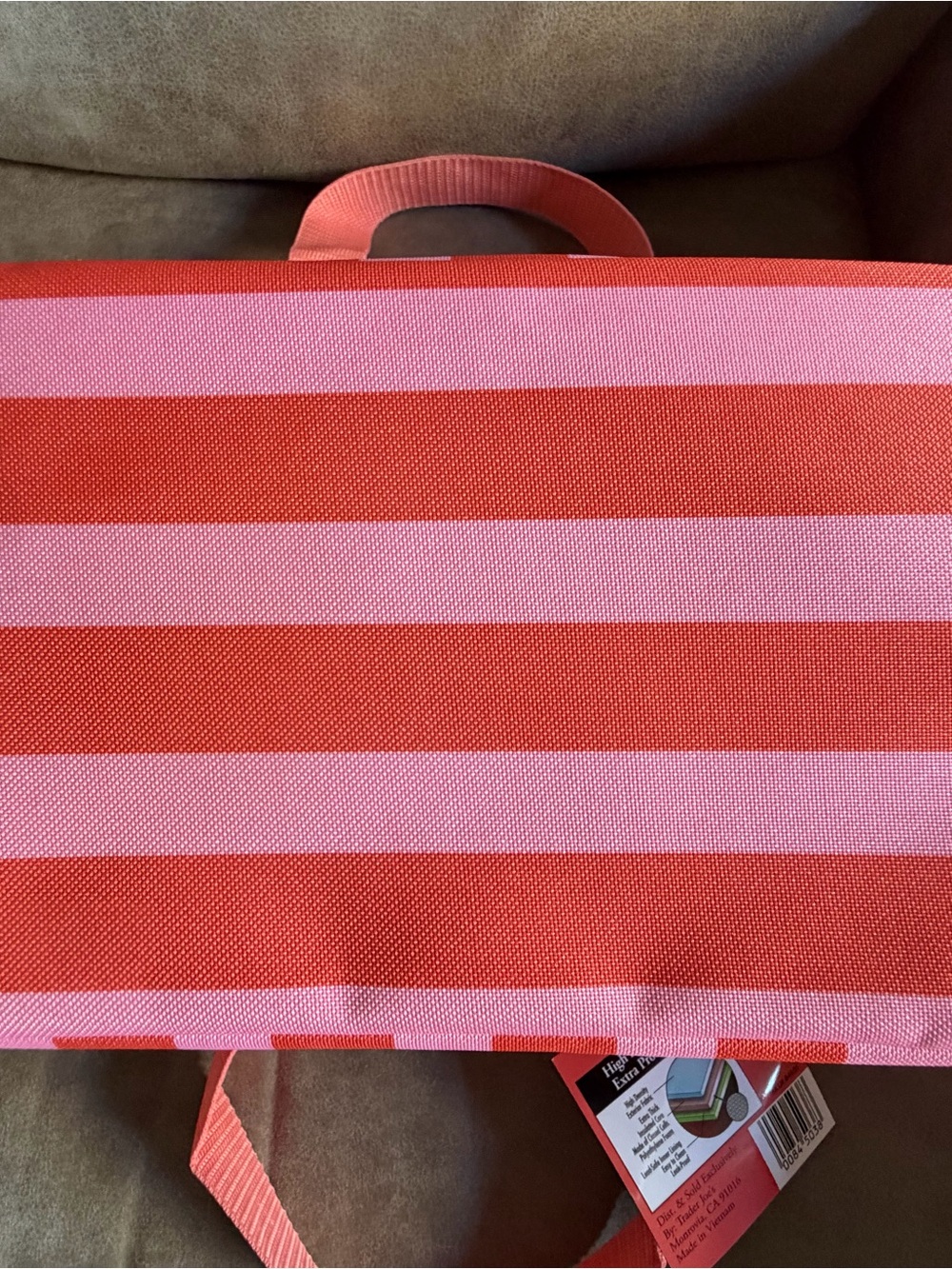 Trader Joe’s Striped Insulated Tote - Picture 4 of 6